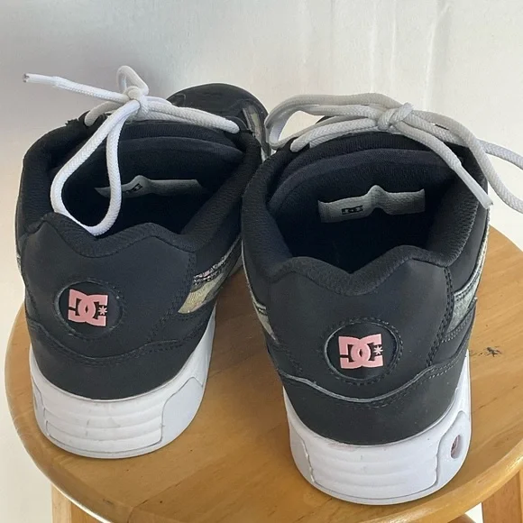DC‎ Shoes Womens Camo Black Skate Sneakers Running Legacy Lite Size 10 - Picture 5 of 9